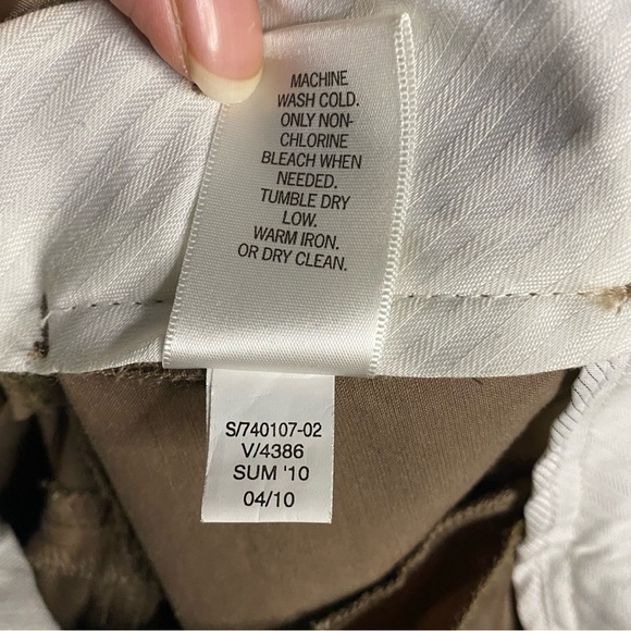 Banana Republic Women's Tan Ryan Fit Belted Dress Pant - Picture 7 of 9